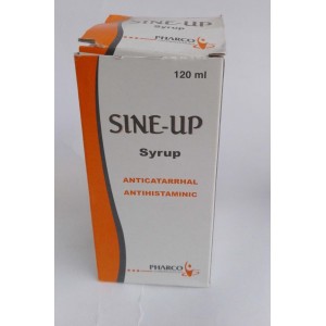 SINE-UP ( phenylephrine HCl + chlorpheniramine maleate ) syrup 120 ml 